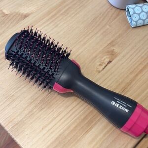 Revlon Black and Pink Hair Dryer Brush